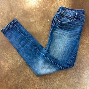 Ann Taylor Loft Blue Skinny Jeans